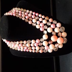 Vintage Beaded Collar Necklace
